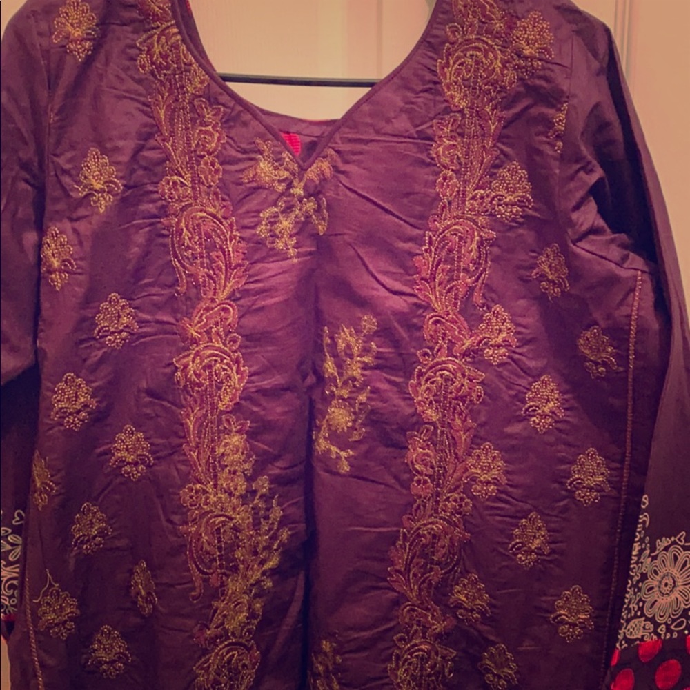 3 Piece Formal Embroidered Desi Shalwar Kameez